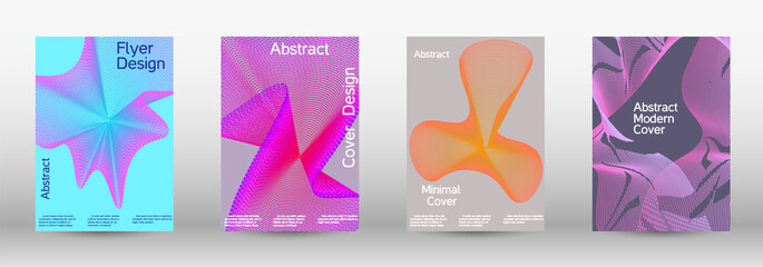 Artistic covers design. Creative fluid background