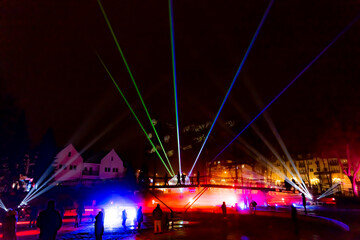 kolory, laser, noc © Tom