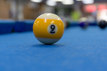 Bola 9 de billar pool