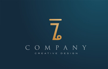 Z gold golden alphabet letter icon logo design. Lettering and corporate. Elegant identity template with creative text