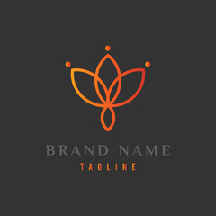 Lotus flowers icon Premium Vector