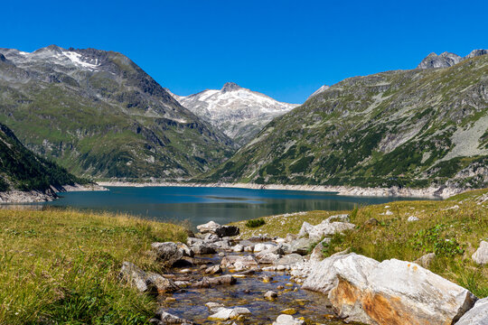 Idyllische Landschaft am K&ouml;lnbrein-Stausee