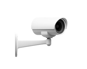 CCTV security camera isolated on white background, 3d render