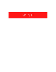 Red Wish Text