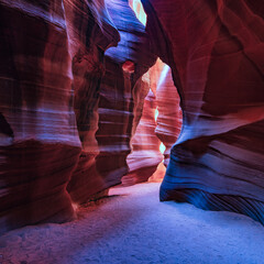 antelope canyon in arizona - background travel concept © emotionpicture