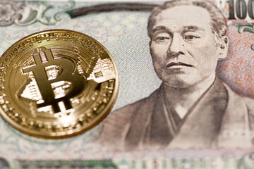 bitcoinと一万円札