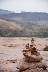 Cairn at Arches National Park, Utah - 411641774