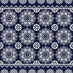Mandala seamless pattern. Design for fabric, curtain, background, carpet, wallpaper, clothing, wrapping, Batik