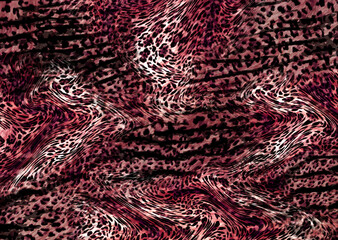 abstract leopard print texture design