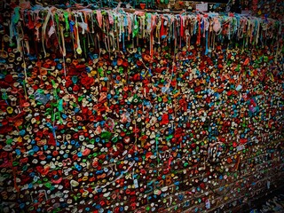 Seattle, WAUSA-March 8, 2020: Gum Wall located at Pike's Place Market in Seattle, WA.