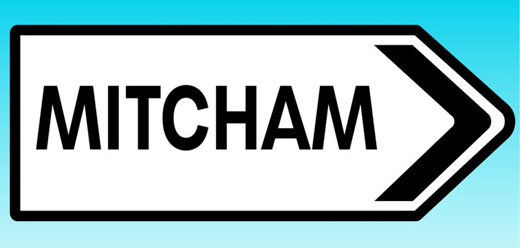 Mitcham Road sign