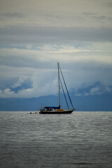 sailing boat on the sea