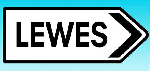 Lewes Road sign © Roger Utting