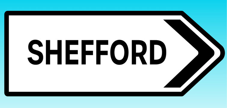 Shefford Road Sign