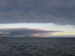 Obraz premium clouds over the sea