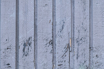 background texture of vertical grey wooden fences with cratches 