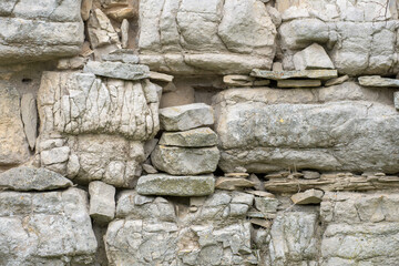 Fototapeta premium image of stone wall in rural environment