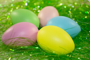 Colorful Easter eggs for Easter holiday