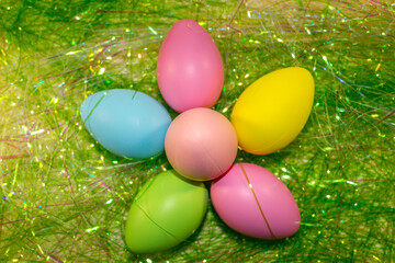 Colorful Easter eggs for Easter holiday
