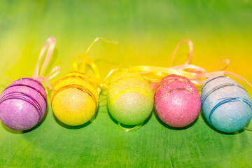 Colorful Easter eggs for Easter holiday