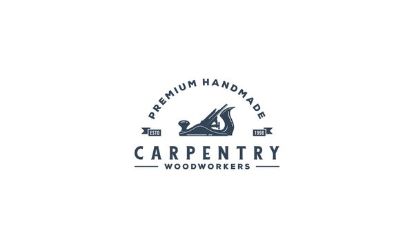 carpentry logo on white background