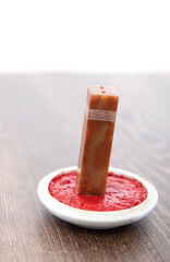 A seal stuck in the clay