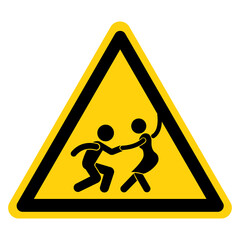 Dance Area Symbol Sign, Vector Illustration, Isolate On White Background Label. EPS10