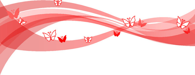 vector drawing butterfly line wind background design
