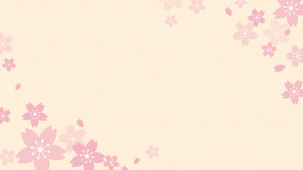 桜の花背景