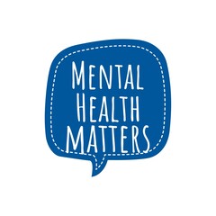 ''Mental Health matters'' Lettering