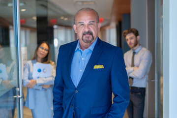 Fototapeta premium Office employees having a meeting