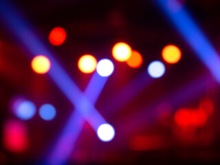 Blurred stage light concert background.