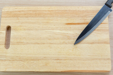 Chopping cutting board  and knife