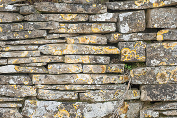 image of stone wall in rural environment