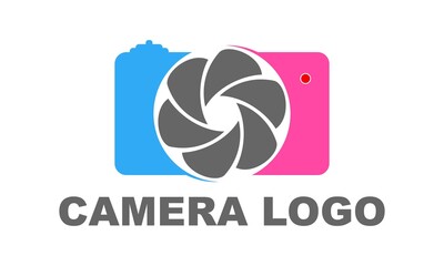 Camera logo illustration vector icon
