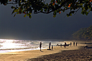 Praia na Reserva Ecologica de Joatinga. Paraty. Rio de Janeiro