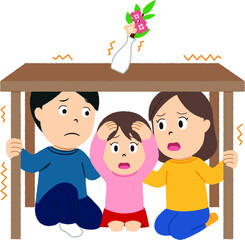 地震で机の下に隠れるのは間違い？