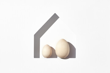 Minimal easter concept