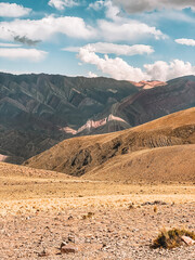 landscape of the mountains