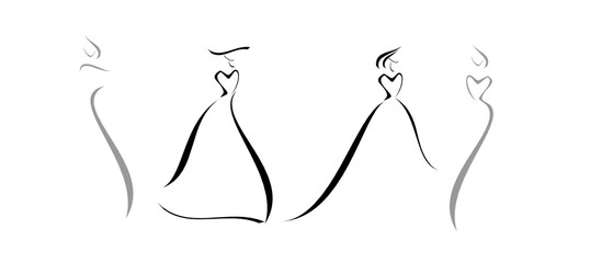 
face, silhouette, girl, bride, beauty, woman, hat, logo, symbol, emblem, silhouette of a girl, style, fashion, mannequin, model, artist, catwalk, seamstress, dress, salon, graduation, wedding, tattoo