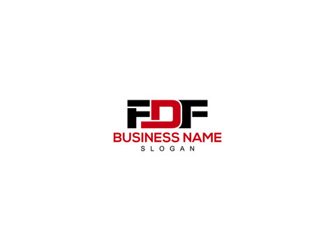 Letter FDF Logo Design For All Kind Of Use