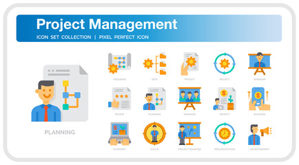 Project Management icon set