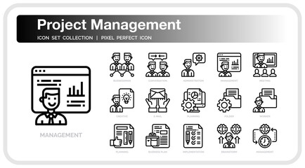 Project Management icon set