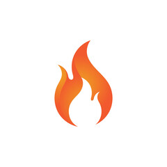 Fire flame vector illustration design template