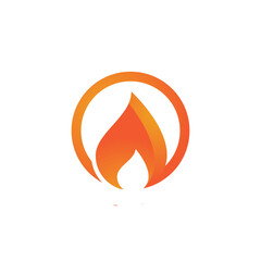 Fire flame vector illustration design template