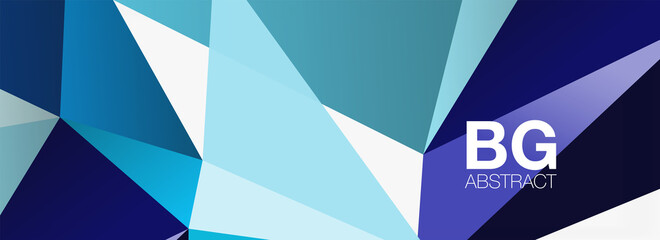 3d mosaic abstract backgrounds, low poly shape geometric design