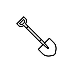 Shovel Icon Design Vector Template Illustration