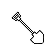 Shovel Icon Design Vector Template Illustration