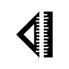 Ruler Icon Design Vector Template Illustration