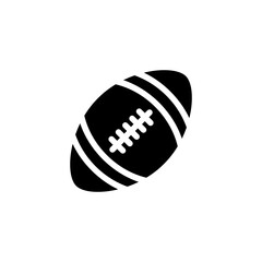 American Football Ball Icon Design Vector Template Illustration